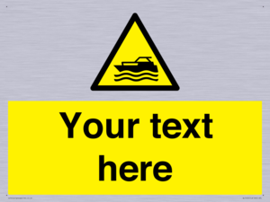 Custom Warning motorised watercraft